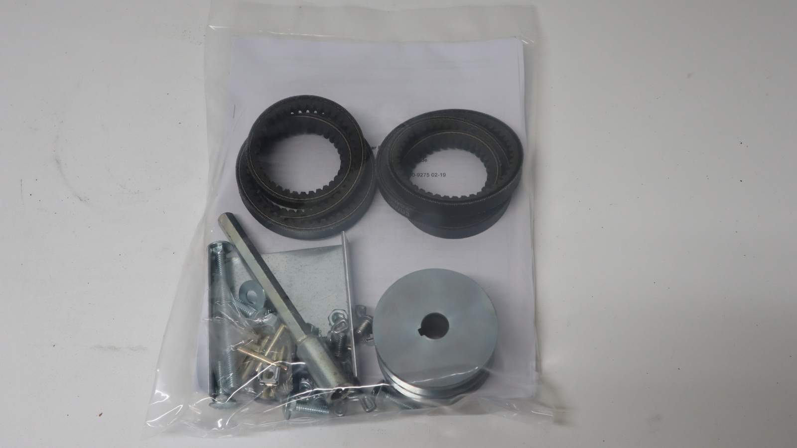 PARTS BAG,1-LN,60FPM,400# HOPPER